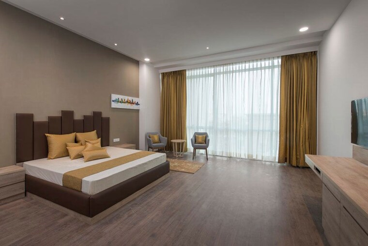 Bedroom, ambience-tiverton 3 Bedroom 2548 Sq.Ft. Apartment In Sector 50 Noida 9946585