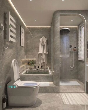 Bathroom in 1 BHK Apartment at Sumer Park, Mazgaon – for Sale