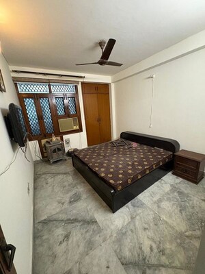 Living Room in 3 BHK Builder Floor at Chittaranjan Park – for Rent