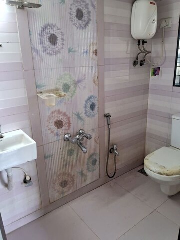 Bathroom in 2 BHK Apartment at Agarwal Vrindavan Gardens, Nalasopara East – for Rent