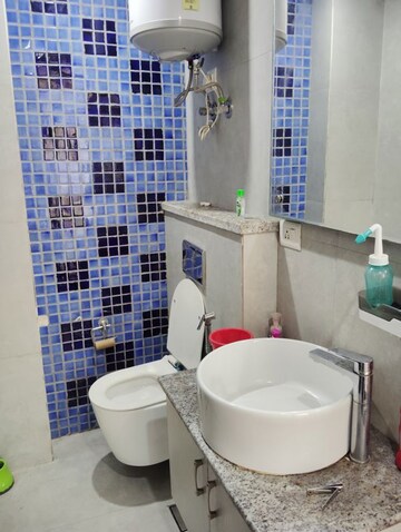 Bathroom in 3 BHK Builder Floor at Shivalik Colony – for Rent