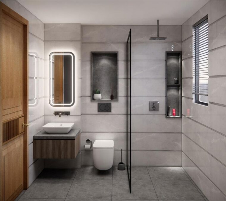 Bathroom, bptp-country-floor 4 Bedroom 2653 Sq.Ft. Builder Floor In Sector 102 Gurgaon 9940281