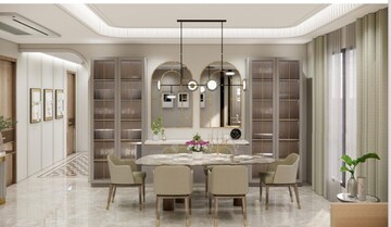 Dining area in 4 BHK Builder Floor at BPTP Country Floor, Sector 102 – for Sale