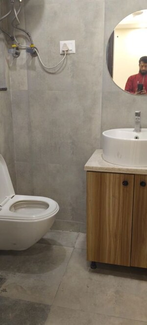 Bathroom in 3 BHK Builder Floor at East Of Kailash – for Rent
