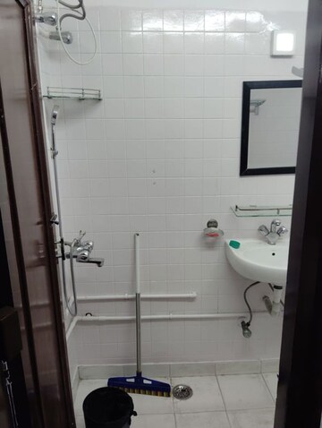 Bathroom in 2 BHK Builder Floor at Greater Kailash I – for Rent