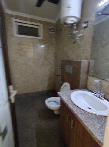Bathroom in 2 BHK Builder Floor at Malviya Nagar – for Rent