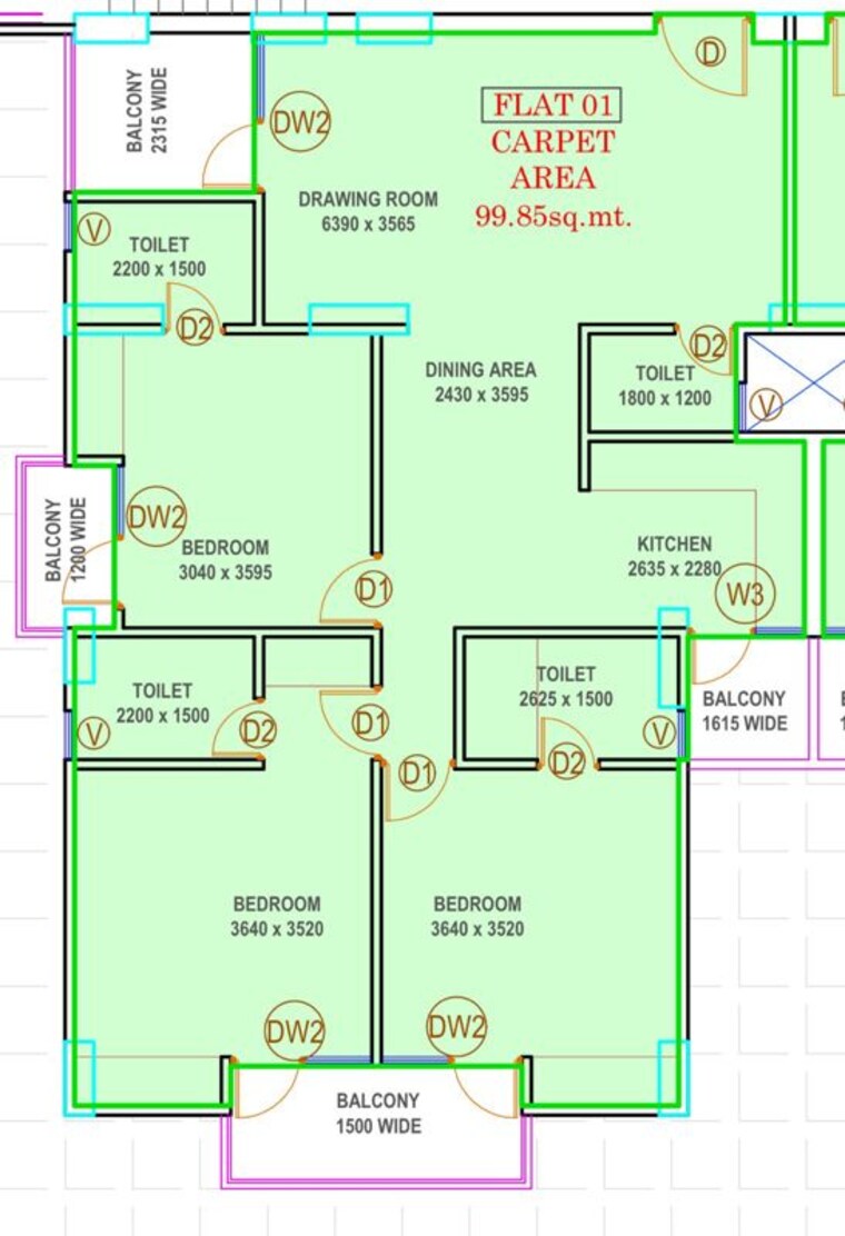 Map Location, sanjar-gold 3 Bedroom 1560 Sq.Ft. Apartment In Vrindavan Yojna Lucknow 9946774