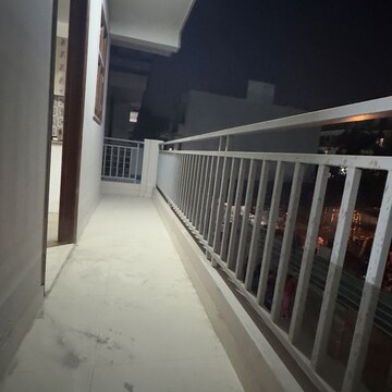 Balcony in 1 BHK Builder Floor at Palm Residency Chhatarpur, Rajpur Khurd Extension – for Rent
