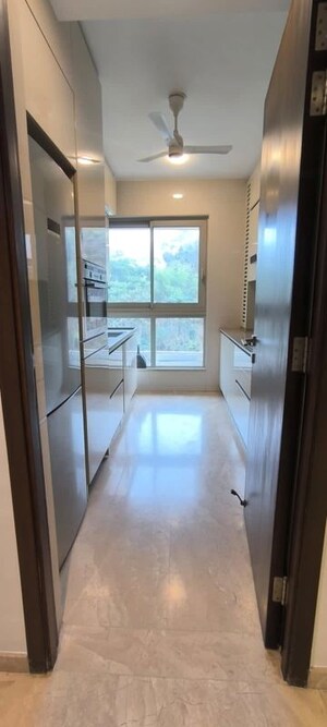 Kitchen in 3 BHK Apartment at Castle Rock, Powai – for Rent