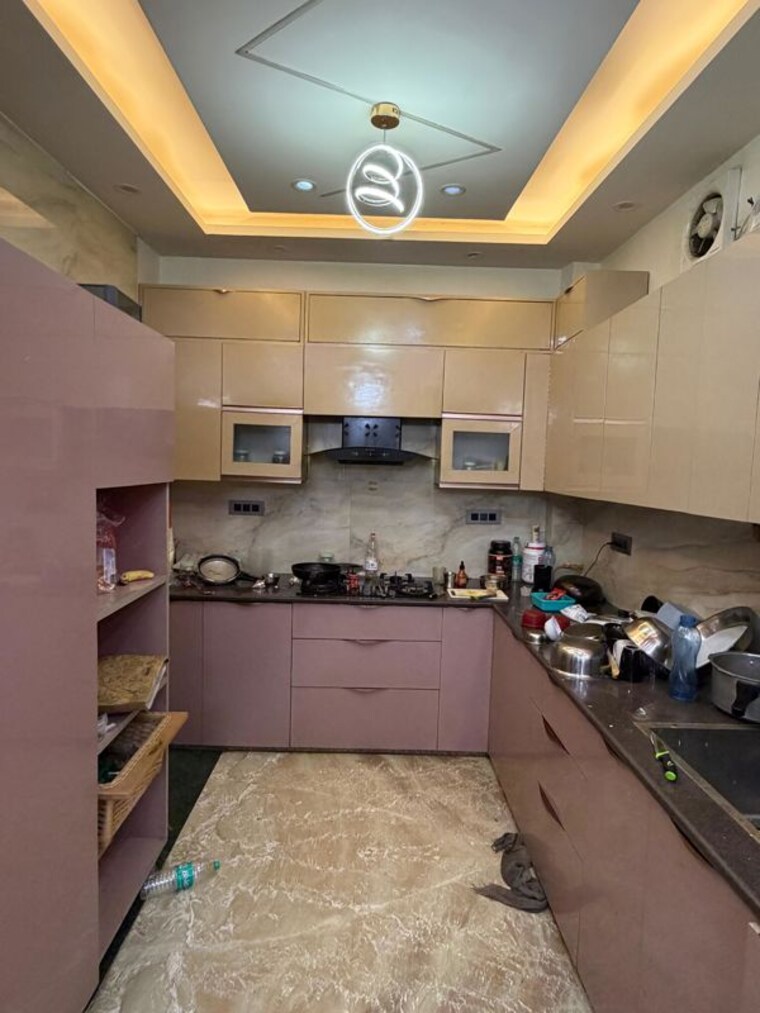Kitchen, vasundhara sector 13 3 Bedroom 220 Sq.Yd. Builder Floor In Vasundhara Sector 13 Ghaziabad 9946820