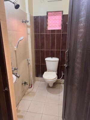 Bathroom in 3 BHK Apartment at Baguiati – for Sale