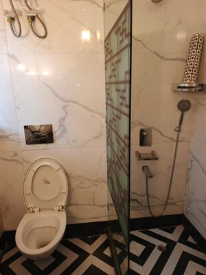 Bathroom in 4 BHK Builder Floor at Friends Colony – for Rent