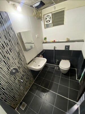 Bathroom in 2.5 BHK Apartment at Hallmark Silvanas, Manikonda – for Rent