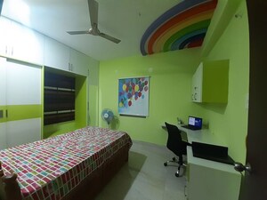 Bedroom in 2.5 BHK Apartment at Hallmark Silvanas, Manikonda – for Rent