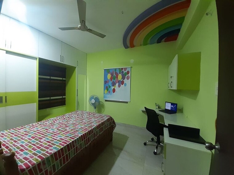 Bedroom, hallmark-silvanas 2.5 Bedroom 1360 Sq.Ft. Apartment In Manikonda Hyderabad 9946837