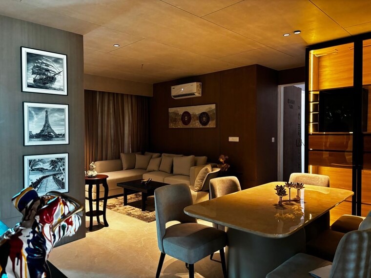 Living Room, bhabat 3 Bedroom 1915 Sq.Ft. Apartment In Bhabat Zirakpur 9946860