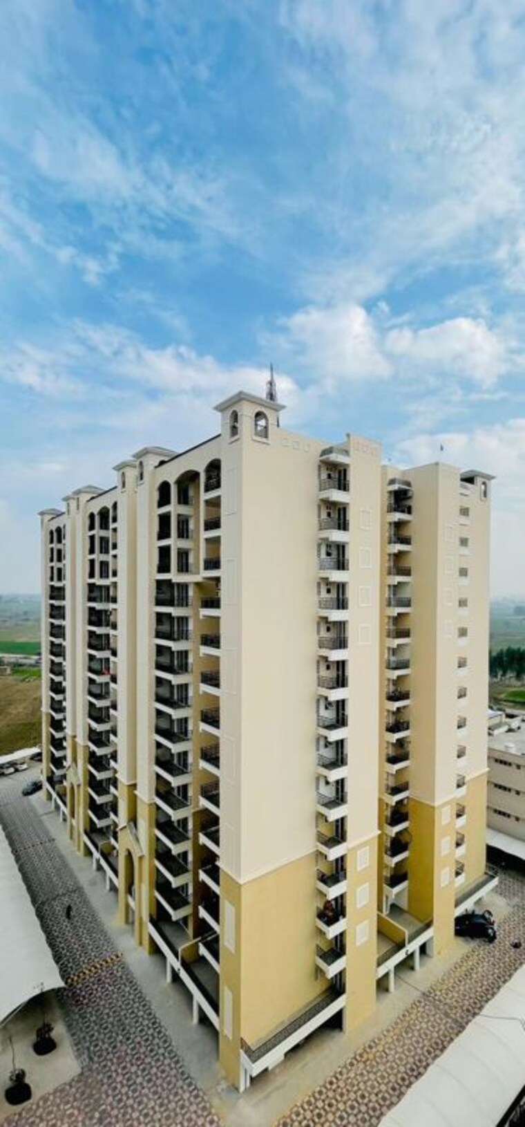 Exterior View, allwin-el-spazia 3 Bedroom 1638 Sq.Ft. Apartment In Sanauli Zirakpur 9946926
