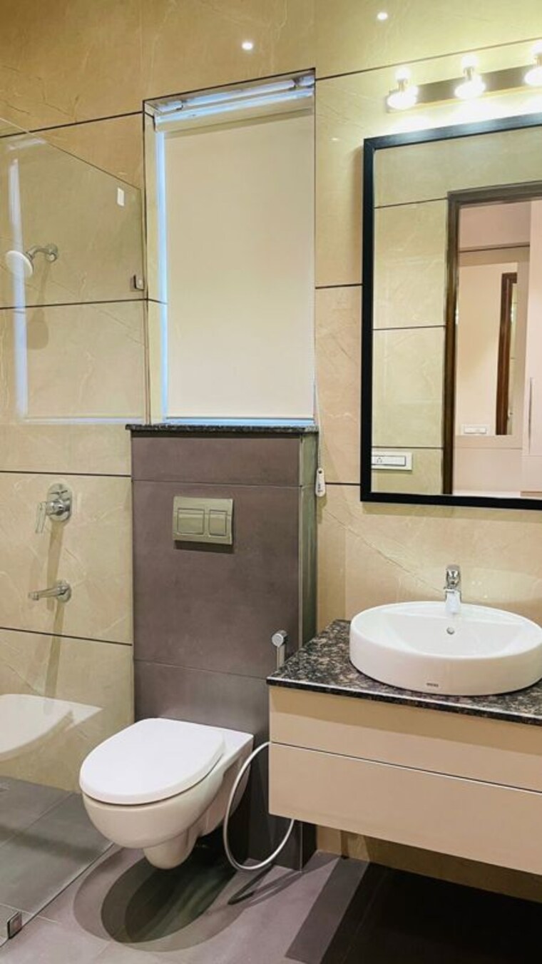 Bathroom, allwin-el-spazia 3 Bedroom 1638 Sq.Ft. Apartment In Sanauli Zirakpur 9946926