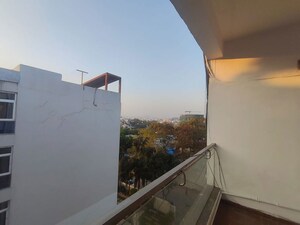 Balcony in 3 BHK Apartment at Maruti The Serenade, Jubilee Hills – for Rent