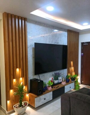 Living Room in 3 BHK Apartment at ASBL Spire, Kokapet – for Rent