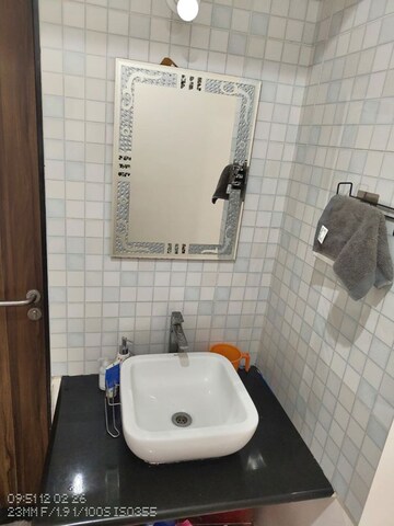 Bathroom in 2 BHK Apartment at Paranjape Broadway, Wakad – for Rent