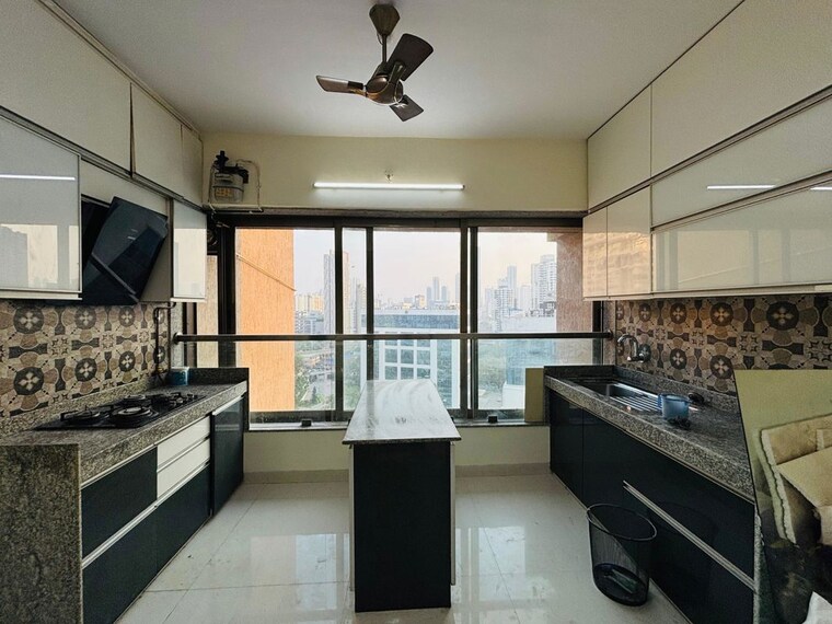 Kitchen, omkar-1973 4 Bedroom 2600 Sq.Ft. Apartment In Worli Mumbai 9946953
