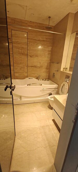 Bathroom in 3 BHK Apartment at Omkar 1973, Worli – for Rent