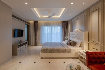 Living Room in 4 BHK Apartment at Five Star Royal Grandeur, Bopodi – for Sale