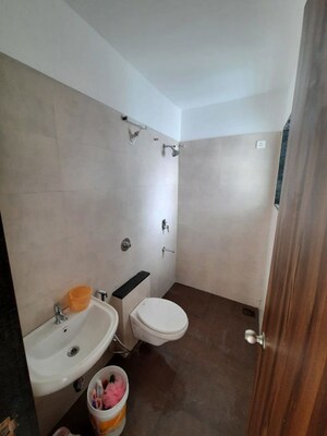 Bathroom in 1 BHK Apartment at Ajmera Exotica, Wagholi – for Rent