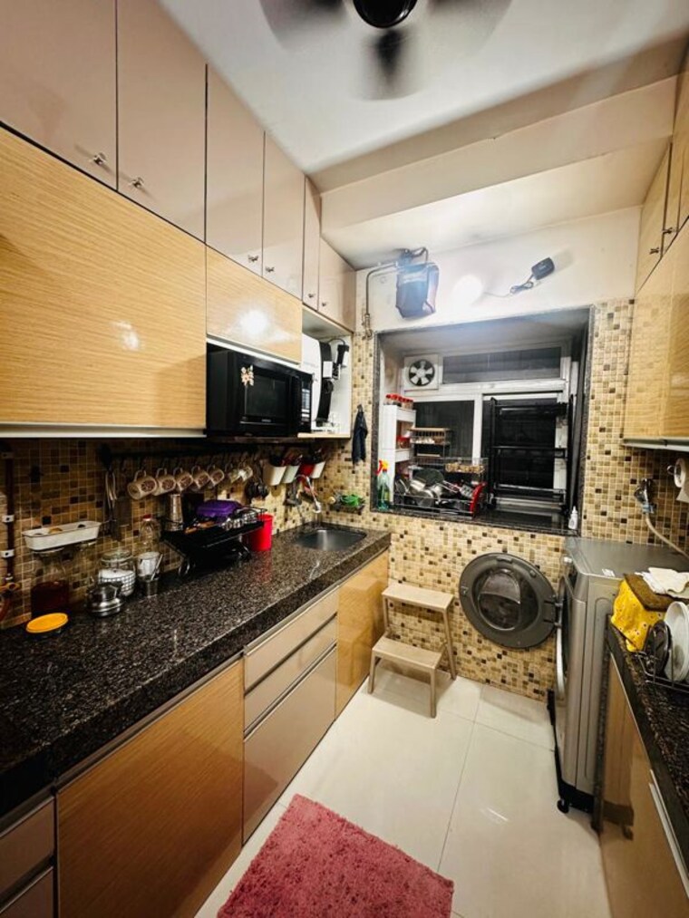 Kitchen, veena-serenity 2 Bedroom 640 Sq.Ft. Apartment In Chembur Mumbai 9947224