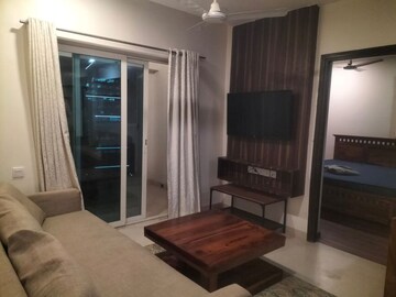 Living Room in 3 BHK Apartment at Golf Edge, Gachibowli – for Rent