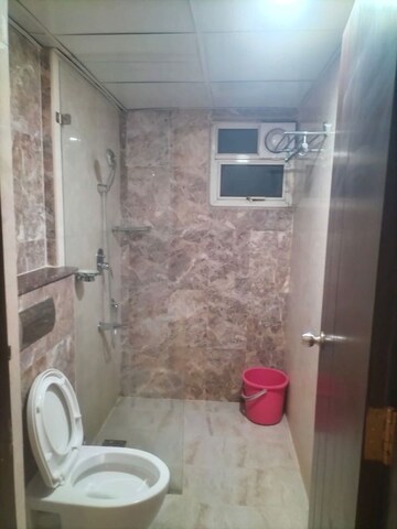 Bathroom in 3 BHK Apartment at Golf Edge, Gachibowli – for Rent
