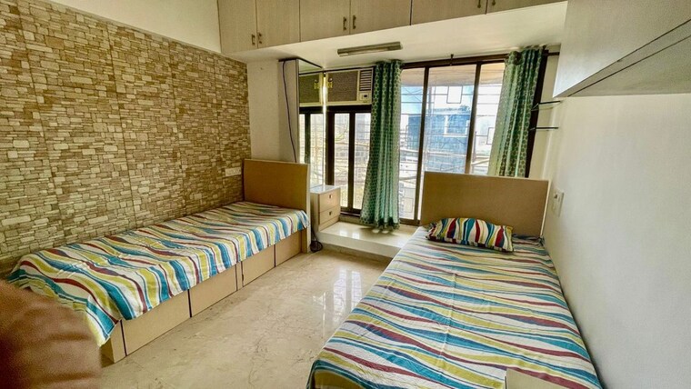 Bedroom, dheeraj-gaurav-heights 3 Bedroom 1450 Sq.Ft. Apartment In Jogeshwari West Mumbai 9947327