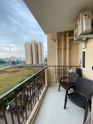 Balcony in 2 BHK Apartment at Signature Global Orchard Avenue, Sector 93 – for Rent