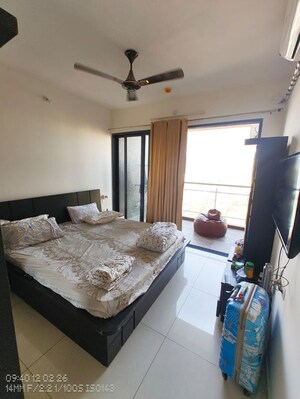 Bedroom in 2 BHK Apartment at Paranjape Broadway, Wakad – for Rent