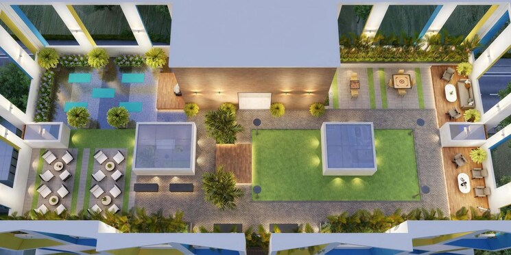 Swimming Pool, space-paramount-tower 3 Bedroom 1584 Sq.Ft. Apartment In Kondhwa Pune 9947448
