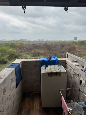 Balcony in 2 BHK Apartment at Apple Galaxy, Pimple Saudagar – for Rent