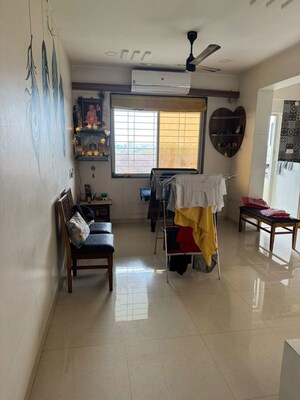 Living Room in 2 BHK Apartment at Apple Galaxy, Pimple Saudagar – for Rent