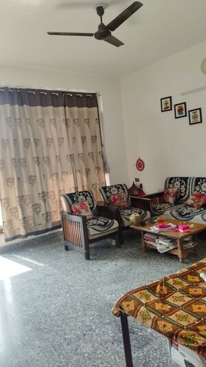 Living Room in 2 BHK Villa at RWA Apartments Sector 122, Sector 122 – for Rent