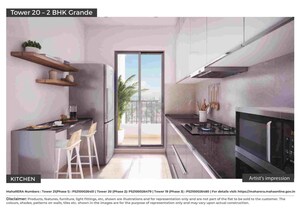 Staircase in 2 BHK Apartment at Shapoorji Pallonji Joyville Hadapsar Annexe, Hadapsar – for Sale