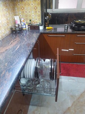 Kitchen in 3 BHK Apartment at Pinnacle Tower, Indrapuram – for Sale