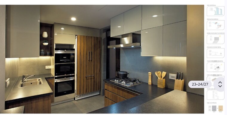 Kitchen, krisumi-waterfall-residences 2 Bedroom 1450 Sq.Ft. Apartment In Sector 36a Gurgaon 9947540