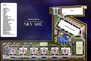 Master Plan in 4 BHK Apartment at Smart World Sky Arc, Sector 69 – for Sale
