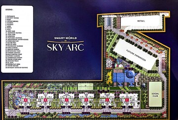 Master Plan in 4 BHK Apartment at Smart World Sky Arc, Sector 69 – for Sale