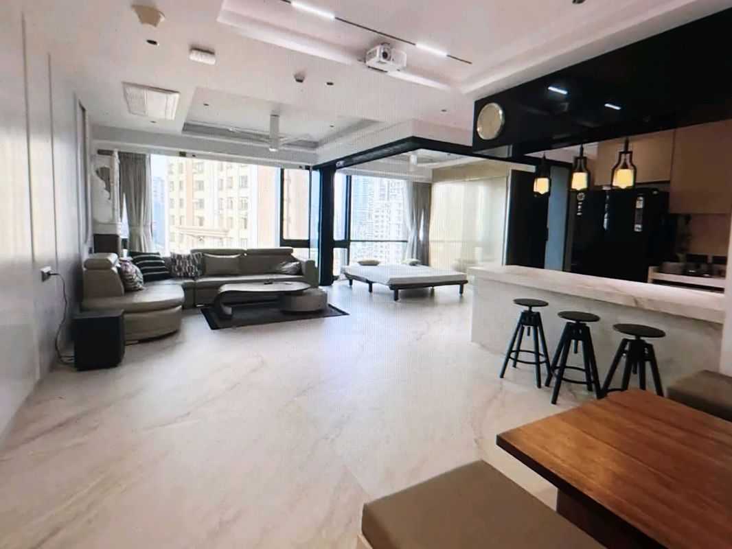 3 BHK + Pooja Room,Extra Room Apartment For Rent in Lodha Trump Tower