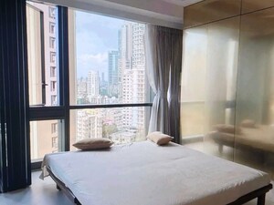 Bedroom in 3 BHK Apartment at Lodha Trump Tower, Worli – for Rent