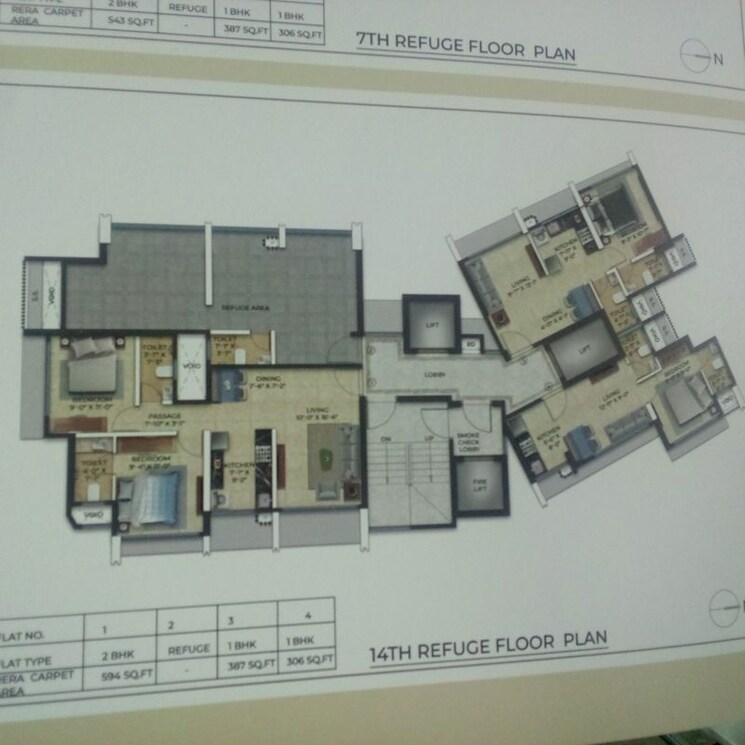 Floor Plan, sahakar-ved 1 Bedroom 383 Sq.Ft. Apartment In Goregaon West Mumbai 9947728