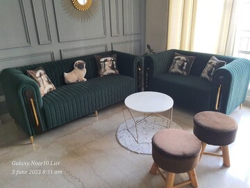 Living Room in 2 BHK Apartment at Krisumi Waterfall Residences, Sector 36a – for Rent