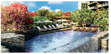 Swimming Pool in 3.5 BHK Apartment at Krisumi Waterfall Residences, Sector 36a – for Sale