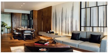 Living Room in 3.5 BHK Apartment at Krisumi Waterfall Residences, Sector 36a – for Sale